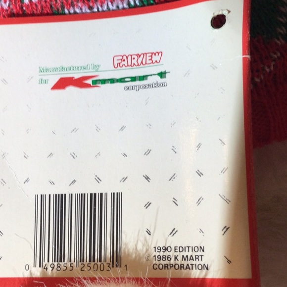 ⭐️ Vintage Santas Club TeddyBear, 1990 Kmart - Picture 3 of 8